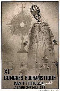ALGERIE-ALGER - XII CONGRES EUCHARISTIQUE 1939
